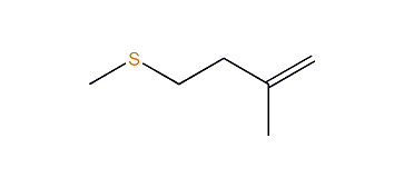 3-Isopentenylmethyl sulfide